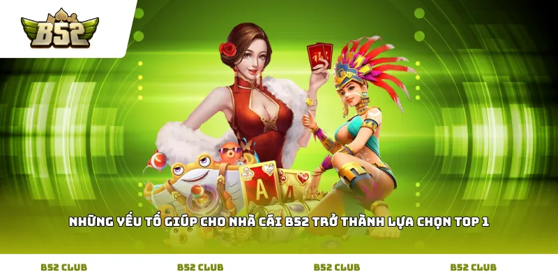 Những yếu tố giúp cho nhà cái B52 trở thành lựa chọn top 1